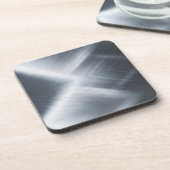 Brushed Aluminum Macro Texture コースター (左側)