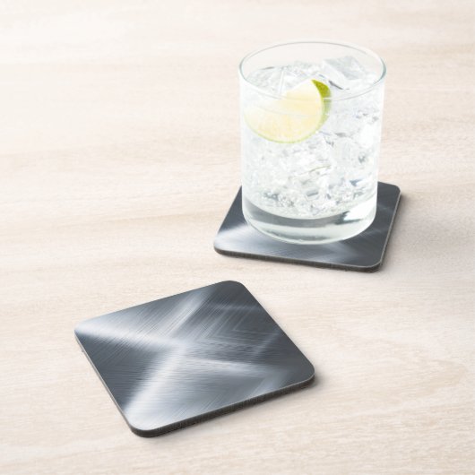 Brushed Aluminum Macro Texture コースター (右側)