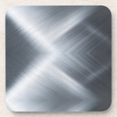 Brushed Aluminum Macro Texture コースター (正面)