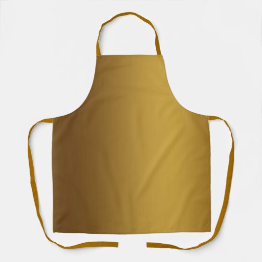 Brushed gold color エプロン (正面)