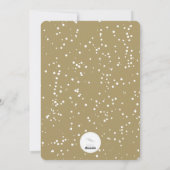 Brushed Joy Calligraphy Star Gold 6 Photo Collage シーズンカード (裏面)