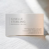 Brushed Metal 名刺