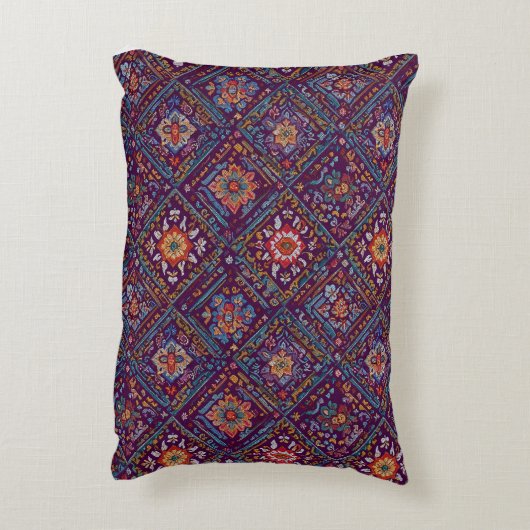 Brushed Polyester Fabric アクセントクッション (裏面(縦))