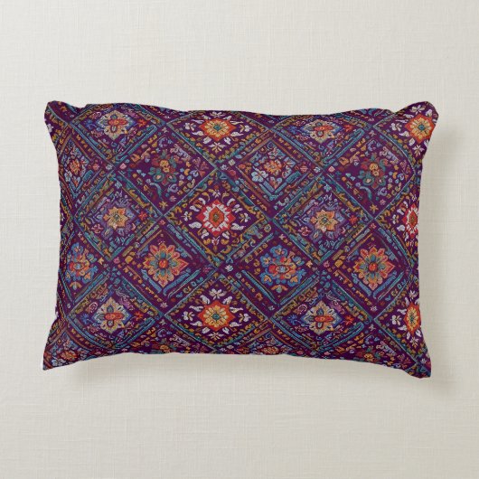 Brushed Polyester Fabric アクセントクッション (裏面)