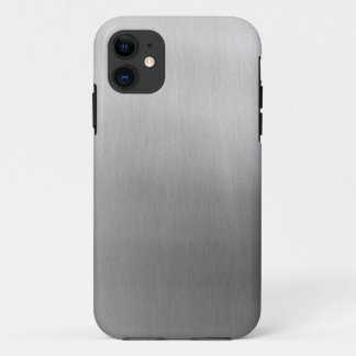 Brushed steel iPhone 11 ケース
