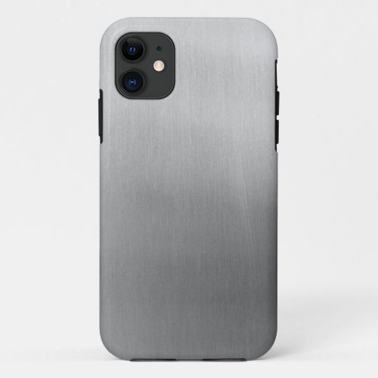 Brushed steel Case-Mate iPhoneケース (裏面)
