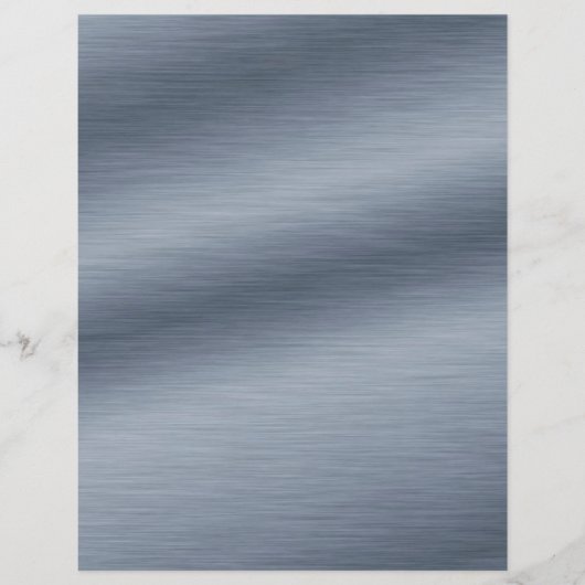 Brushed Steel Elegant Create Your Own Flyer チラシ (正面)