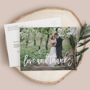 Brushed's Thank 結婚 You Photo Post Card ポストカード