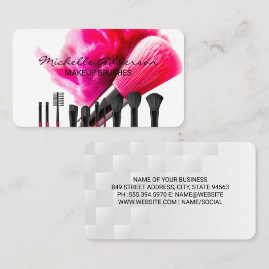 Brushes | Make Up Tools | Womens Beauty 名刺 (正面/裏面)