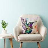 Brushstroke Bird Art クッション (椅子)