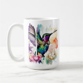 Brushstroke Bird Art コーヒーマグカップ (左)