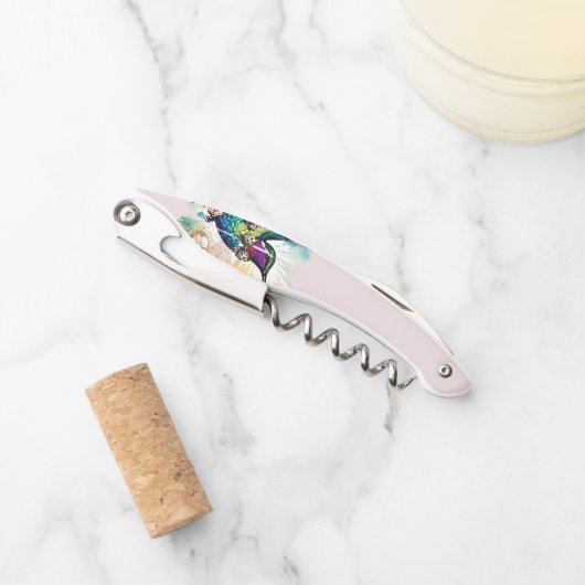 Brushstroke Bird Art ソムリエナイフ (正面)