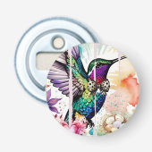 Brushstroke Bird Art 栓抜き (正面)