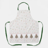 Brushstroke Christmas Tree All-Over Print Apron エプロン (正面)
