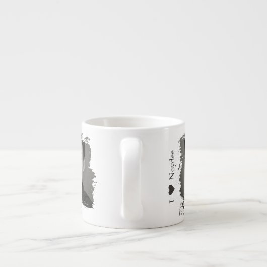 Brushstroke design for your image and text エスプレッソカップ (裏面)