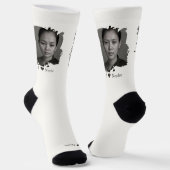 Brushstroke design for your image and text ソックス (傾斜あり)