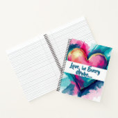 Brushstrokes of Emotion ノートブック (内部)