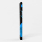 Brushy Black & Blue iPhone 11 ケース | カスタマイズ可能 Case-Mate iPhoneケース (裏面/右)