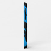 Brushy Black & Blue iPhone 11 ケース | カスタマイズ可能 Case-Mate iPhoneケース (裏面/左)