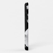 Brushy Black & White iPhone 11 Case | カスタマイズ可能 Case-Mate iPhoneケース (裏面/右)