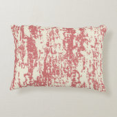 Brushy Ikat  Blush & Off White アクセントクッション (裏面)