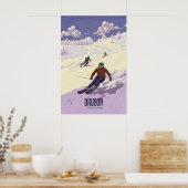 Bruson Switzerland Ski Resort Travel Poster ポスター (キッチン)