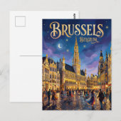 Brussels Belgium ポストカード (正面/裏面)