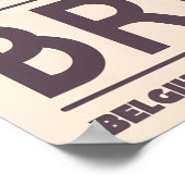 Brussels Grand Place Art Print - Architectural ポスター (角)