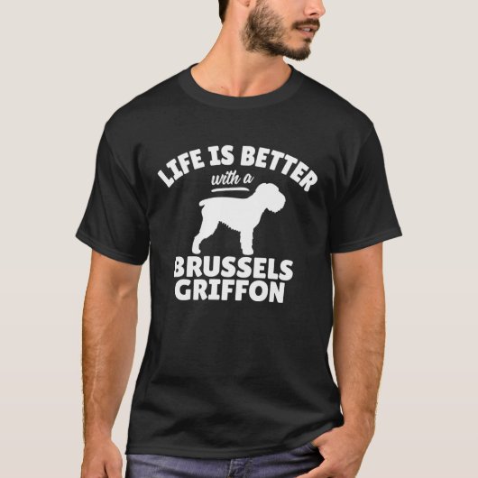 Brussels Griffon  1 Tシャツ (正面)