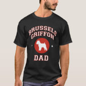 Brussels Griffon Dad Tシャツ (正面)