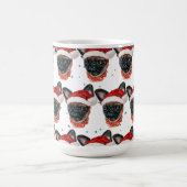 Brussels Griffon Dog Breed Christmas コーヒーマグカップ (中央)