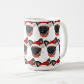 Brussels Griffon Dog Breed Christmas コーヒーマグカップ (正面右)