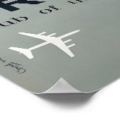 Brussels Print Belgium Art Sebena Airlines Travel  ポスター (角)