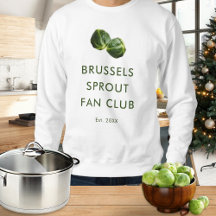 Brussels Sprout Fan Club Funny Christmas Food