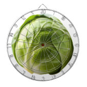 Brussels Sprout Funny Christmas ダーツボード (正面)