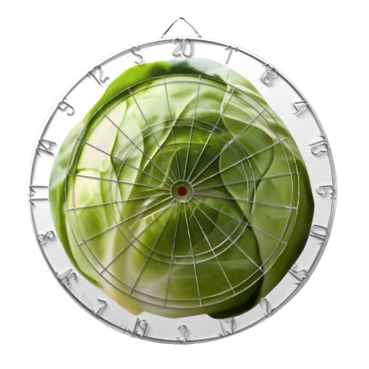 Brussels Sprout Funny Christmas ダーツボード (正面)