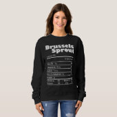 Brussels Sprout Nutrition Facts Thanksgiving Chris スウェットシャツ (正面フル)