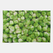 Brussels sprouts cabbage キッチンタオル (横)