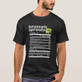 Brussels Sprouts Nutrition Gift Funny Thanksgiving Tシャツ (正面)