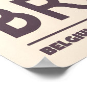 Brussels Wall Art Print Saint Cyr House Facade ポスター (角)