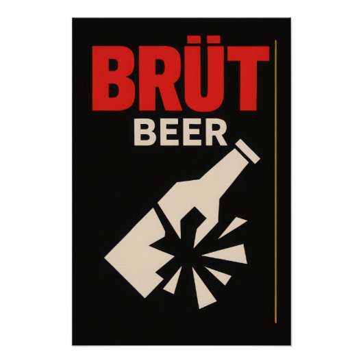 Brut Beer - Poster ポスター (正面)