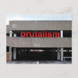 Brutalismカーパークハガキ ポストカード