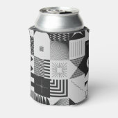 Brutalism Art:ヴィンテージ幾何学模様 缶クーラー (缶裏面)