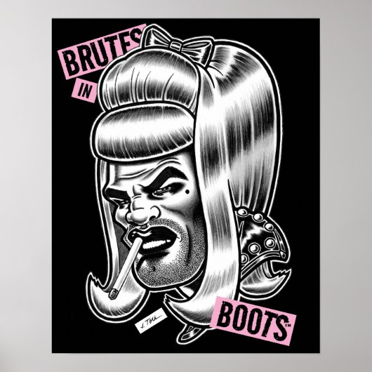 Brutes in Boots™/Rocky Stockings™/かつら ポスター (正面)