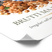 Brutti ma Buoni – Vintage Italian Dessert ポスター (角)