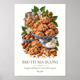 Brutti ma Buoni – Vintage Italian Dessert ポスター