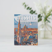 Bruxelles, la capitale de la Belgique et d'Europe ポストカード (スタンド正面)