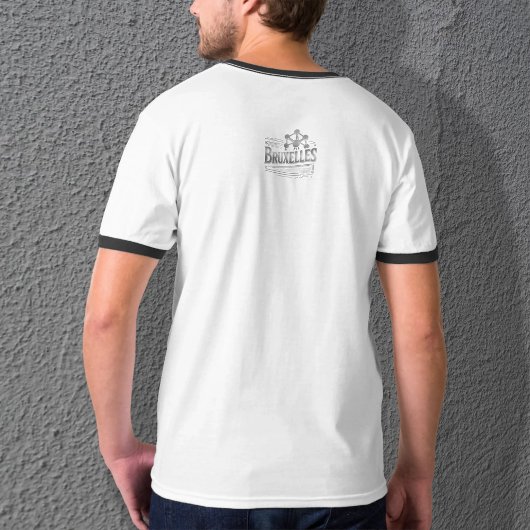 Bruxelles Quantum Nostalgic Basic Ringer T-Shirt Tシャツ