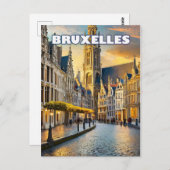 Bruxelles, ville de contrastes et de charmes ポストカード (正面/裏面)