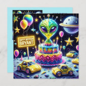 BRYANT ～誕生日カード～エイリアンお誕生日ケーキ～ (正面/裏面)